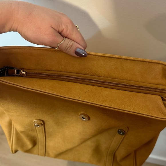 MMS Design Studio Loretta Messenger Vegan Leather Backpack - Picture 9 of 12